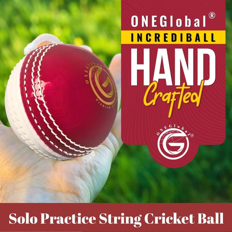 ONEGlobal Incrediball Soft String Cricket Ball | Outdoor and Indoor Soft Hanging Cricket Ball for Practice | for Footwork, Timing and Solo Training - Image 2